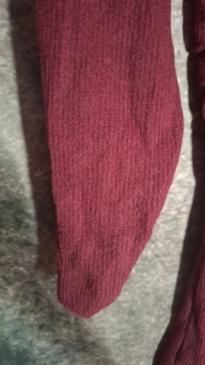 Robe bordeaux douce - photo numéro 5