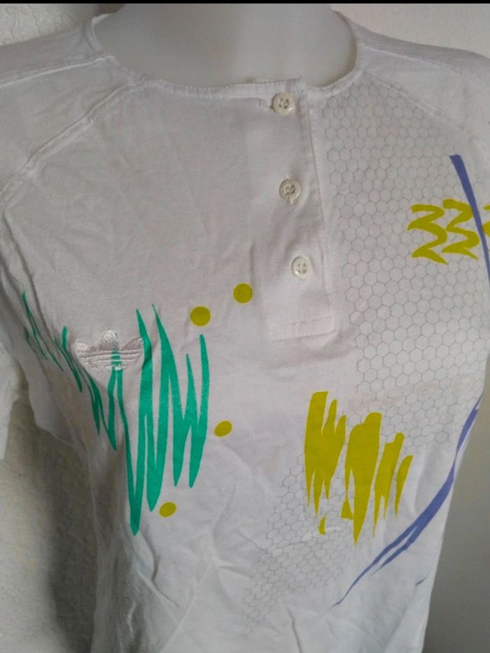 T-shirt vintage Adidas femme taille 42 - photo numéro 4