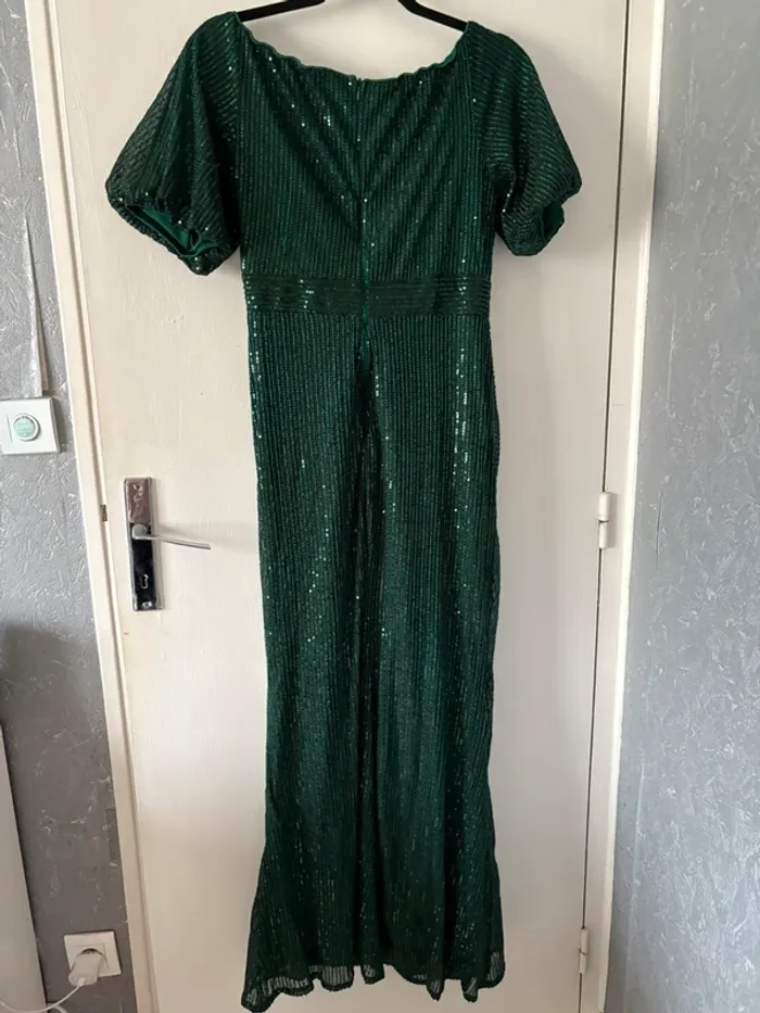 Robe de soirée sirène pailletée - photo numéro 2