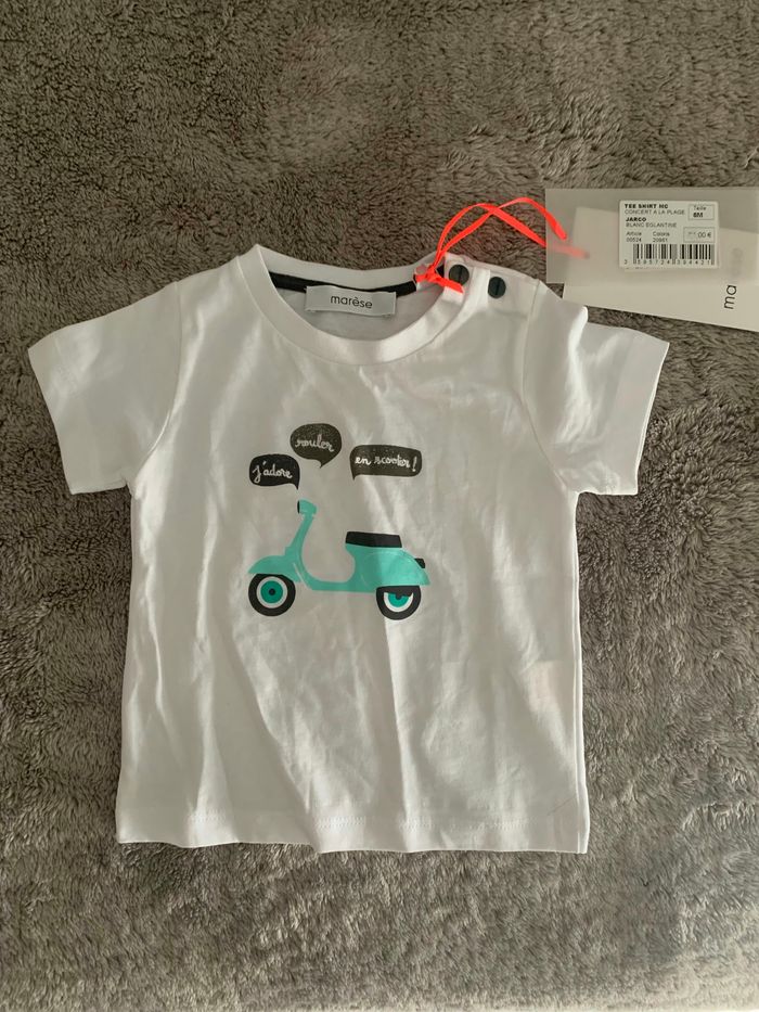 T-shirt manches courtes neuf avec étiquette