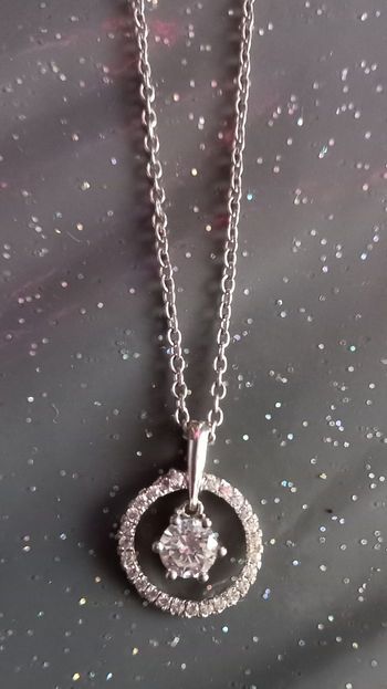 Collier pendentif en argent 925 parfait état 