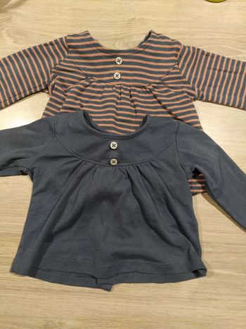 Lot de deux tops 3 mois