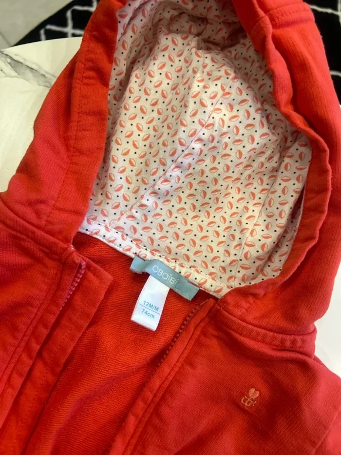 Gilet fille taille 12 mois veste - photo numéro 2