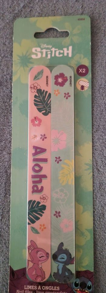 Lot de 2 limes à ongles Stitch et Angel