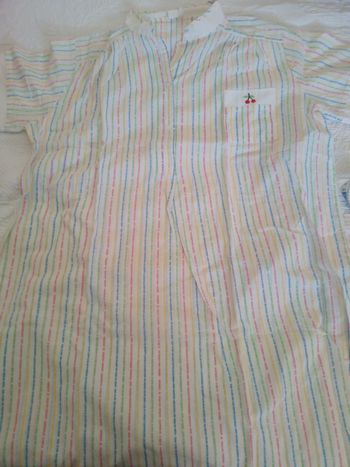 liquette a rayures ( chemise longue)