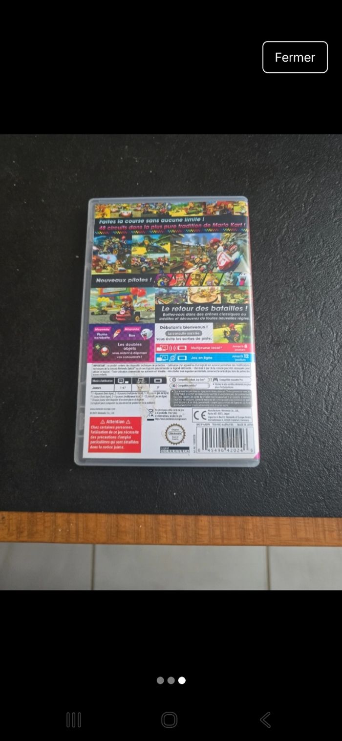 Jeu switch mario kart - photo numéro 3