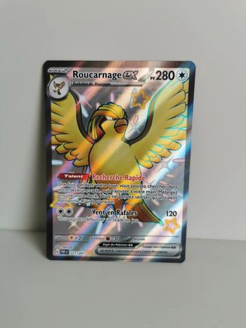 Carte Pokémon Roucarnage EX 221/091