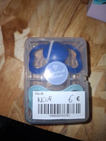 Tétines mam neuve 6+ 