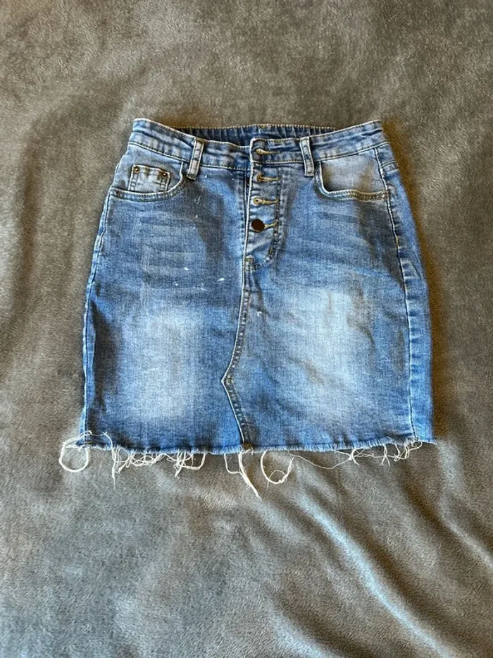 Jupe en jeans femme