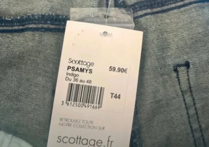 Pantalon neuf avec étiquette slim scottage taille 44 - photo numéro 2