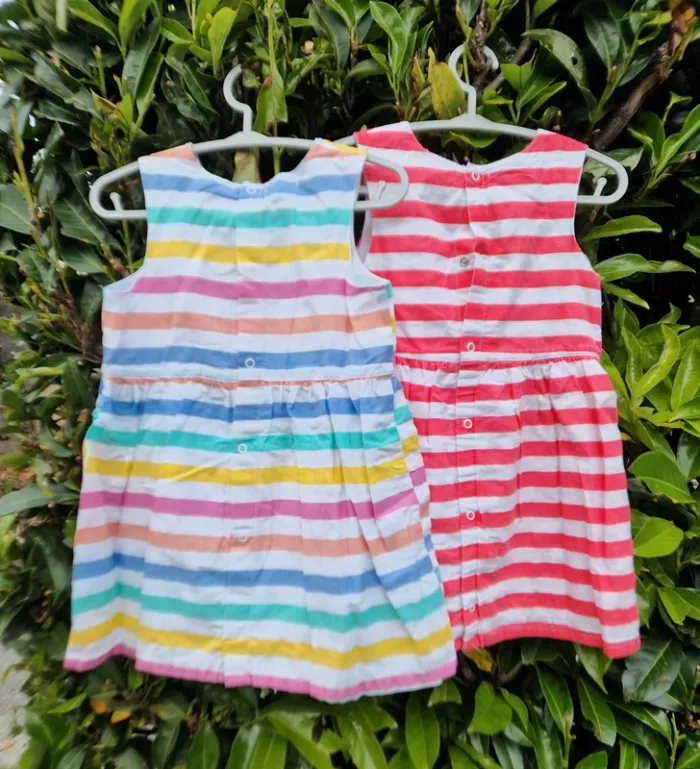 Robes Rayé,  Fille 18 mois - photo numéro 2