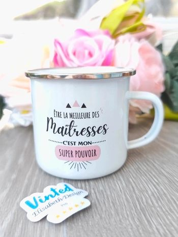 Tasse Mug être la meilleure des maîtresse est mon super pouvoir