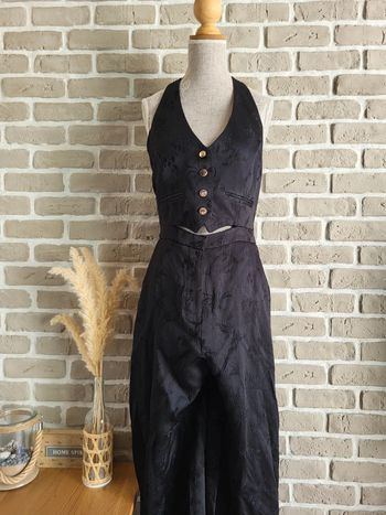 Magnifique combinaison dos nu noire Zara - Neuve avec étiquette
