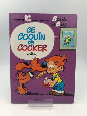 Bande dessinée boule et bill N•12 ce coquin de cocker