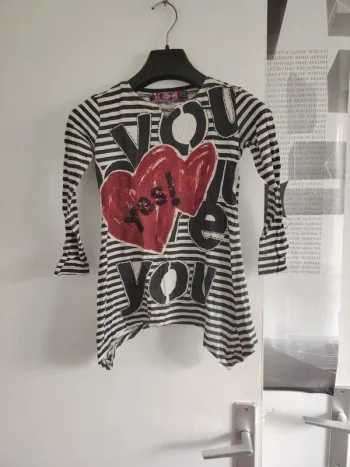 Tunique desigual 7/8 ans