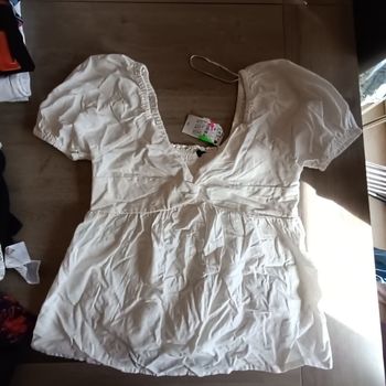 T-shirt maternité blanc taille 38 neuf