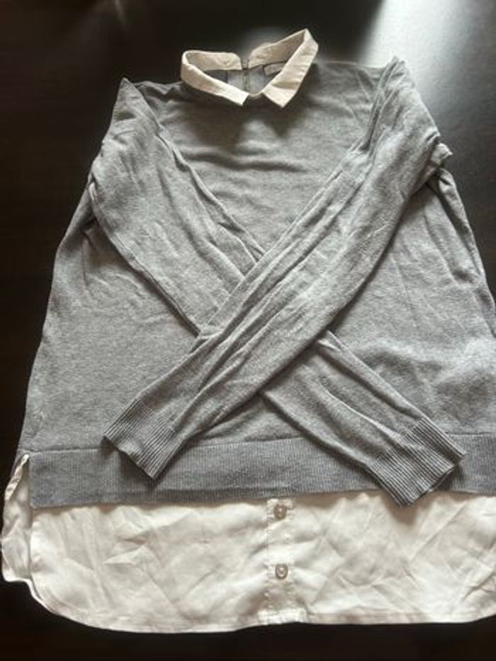 Pull chemise T.36 - photo numéro 3