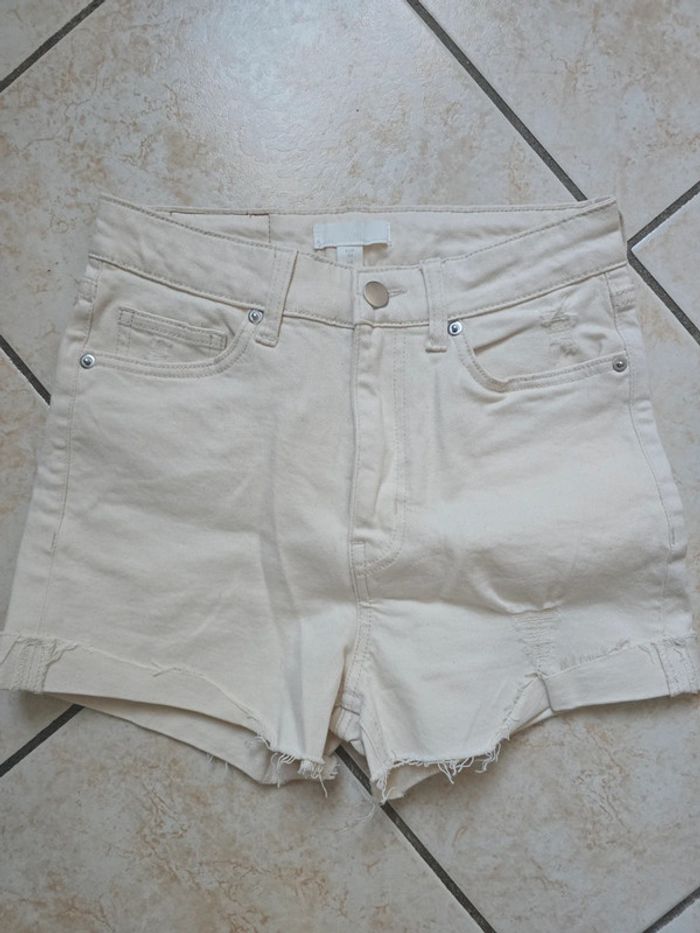 Short h&m 34 beige neuf xs - photo numéro 7