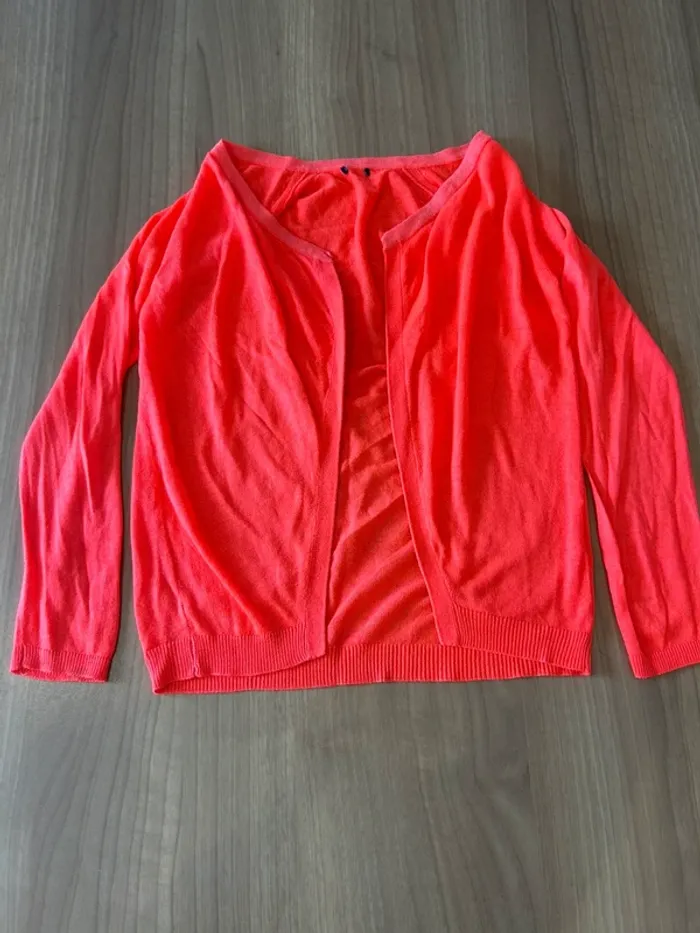 Gilet fin fluo taille 10 ans