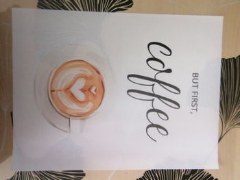 Affiche en tissu Coffee plaisir