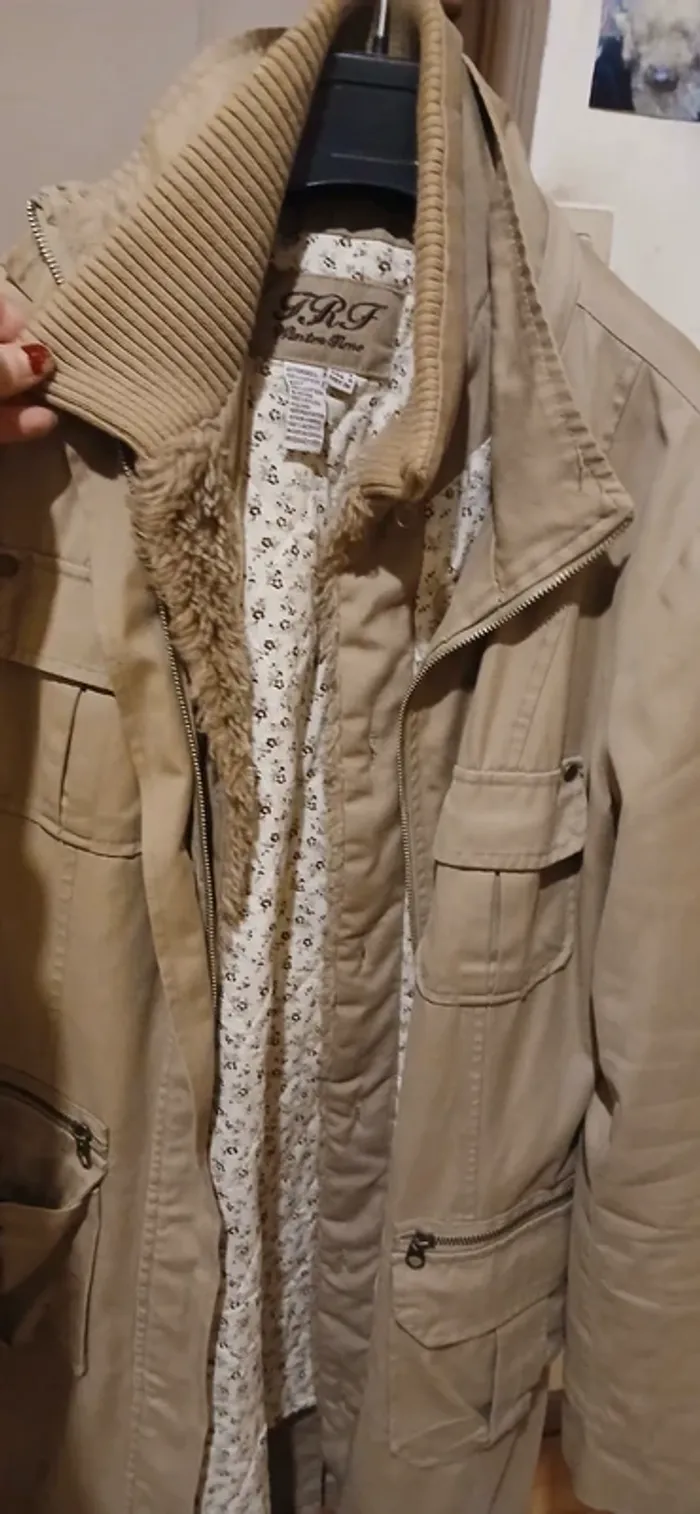 Long manteau beige - photo numéro 4