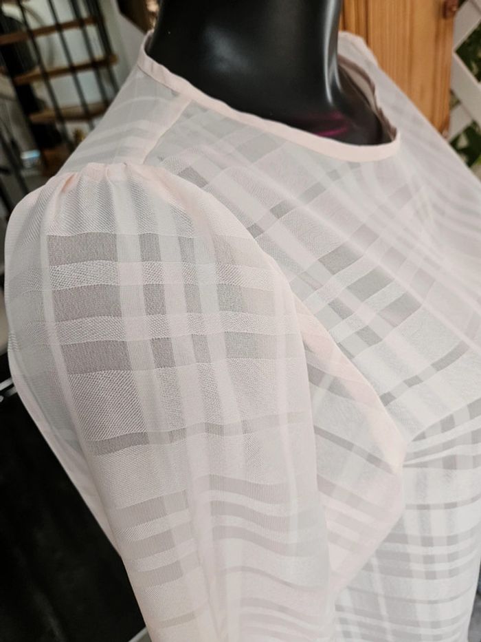 OVS blouse rose pâle style chemisier taille 38 - photo numéro 5