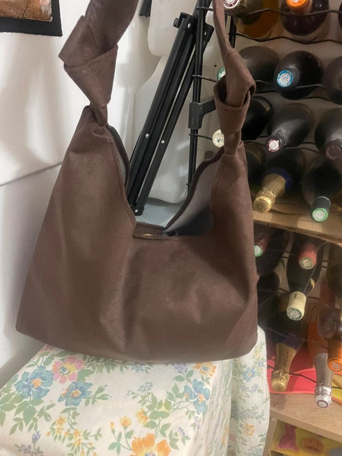 Sac Fourre-Tout marron Vintage, sac neuf - photo numéro 8