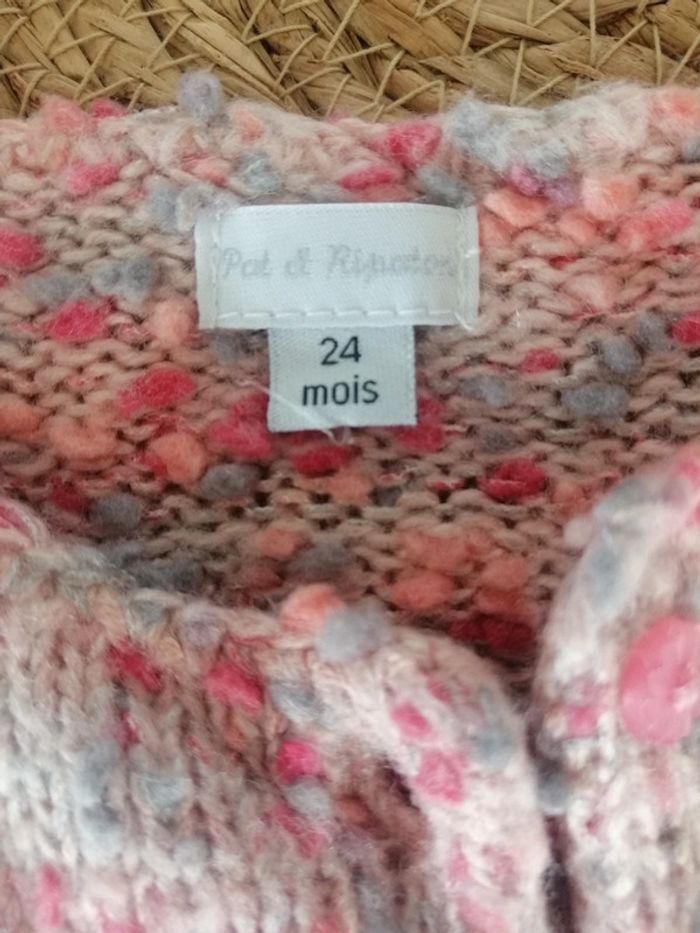Gilet Pat et Ripaton rose 24 mois - photo numéro 4