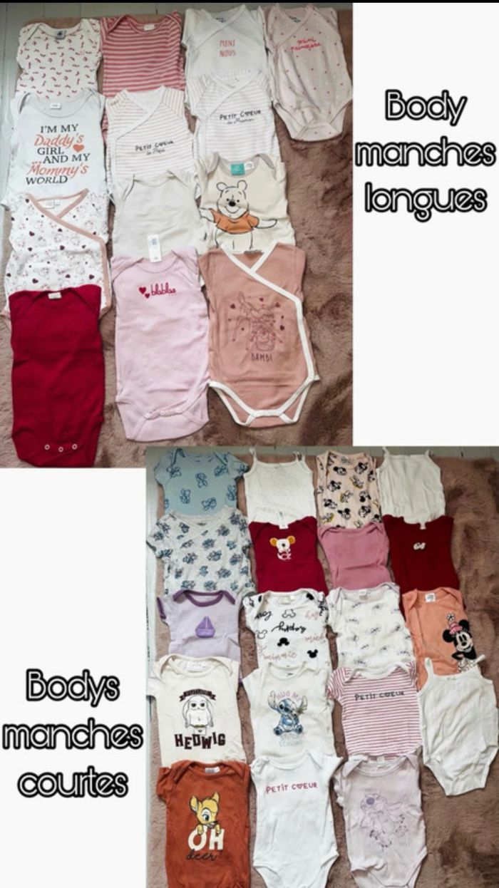 Lot 181 vêtements bébé fille 6 mois - photo numéro 3