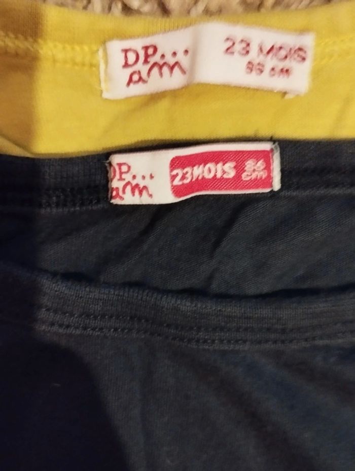 Lot 2 T-shirt manches longues Du pareil Au même - photo numéro 2