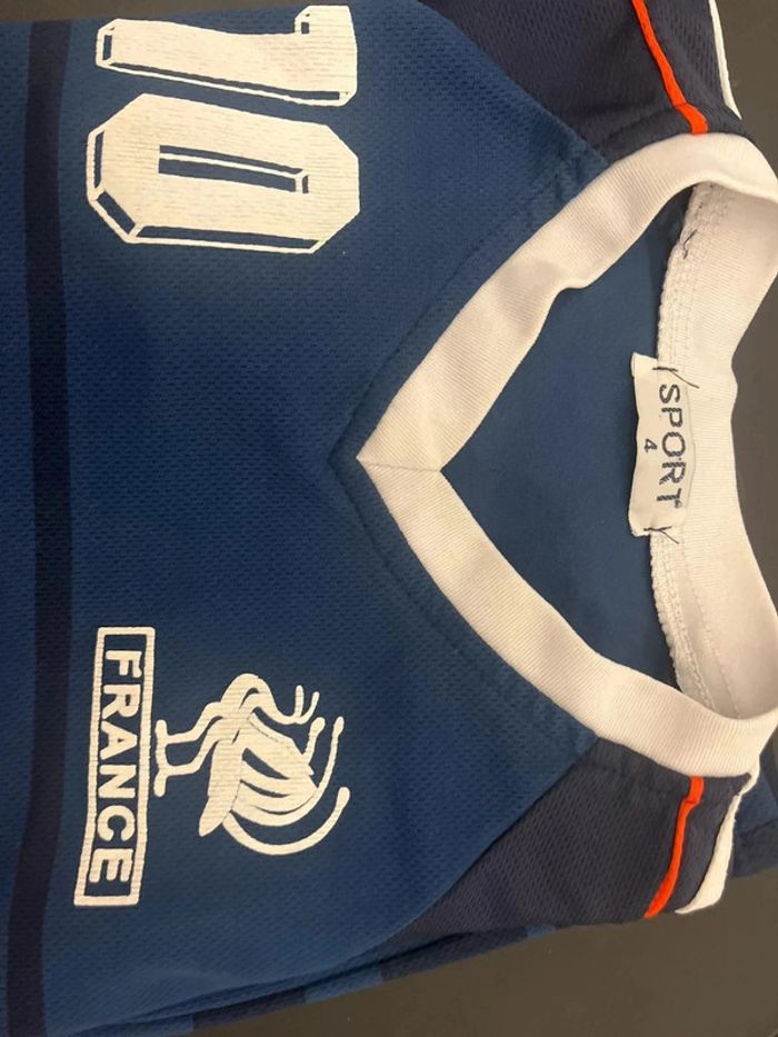 T shirt équipe de France taille 4 ans - photo numéro 5