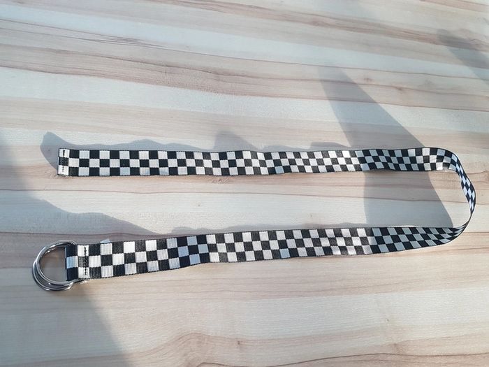 Ceinture damier Jennyfer taille XS/S réglable