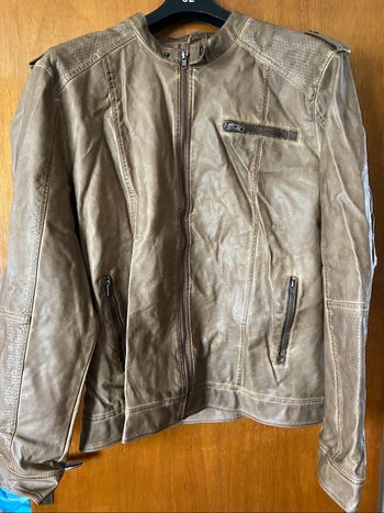 Veste simili beige