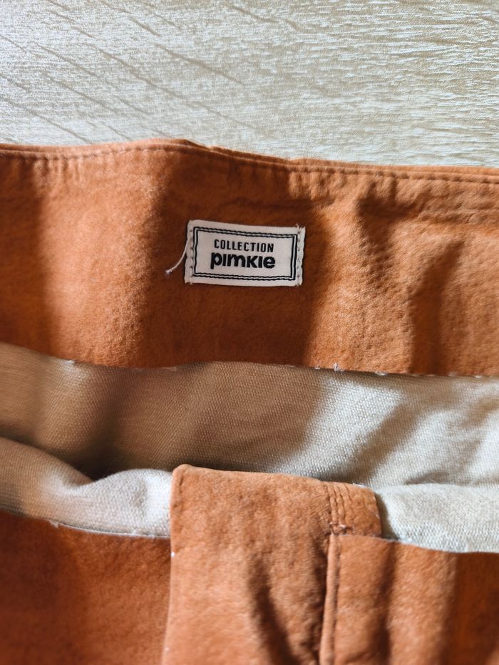 Jupe en suédine Camel - photo numéro 2