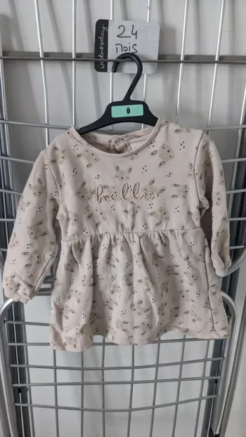 Robe évasée en molleton (Kiabi)