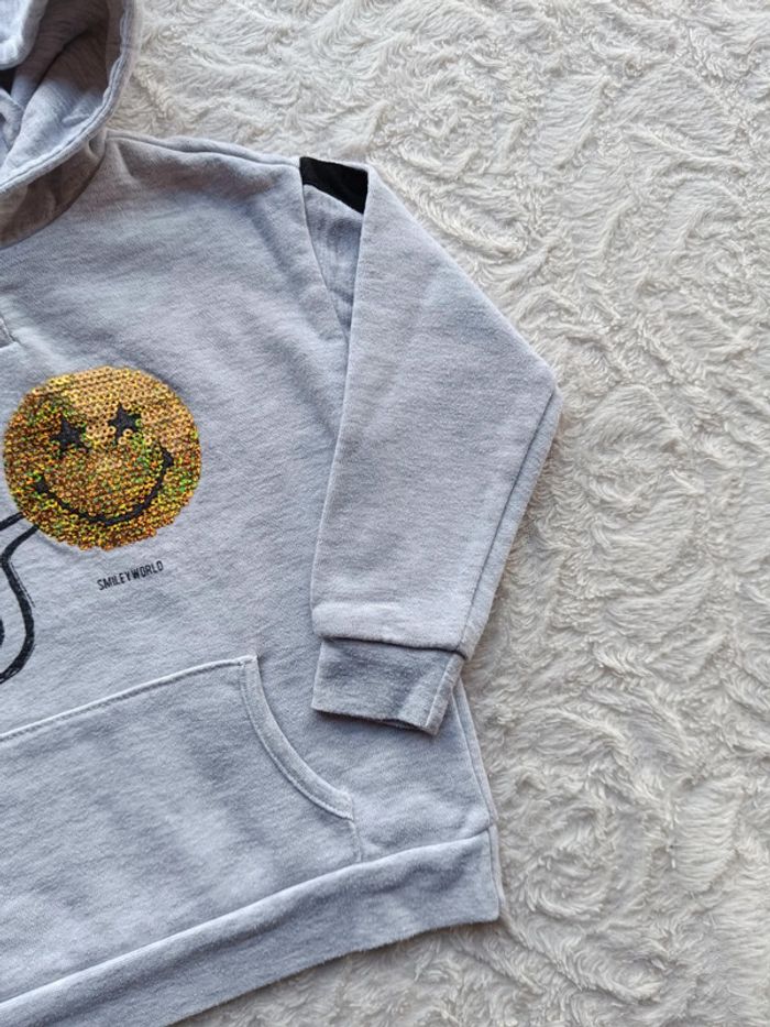 Sweat à capuche sequins Garçon 3 ans go Smiley - photo numéro 5