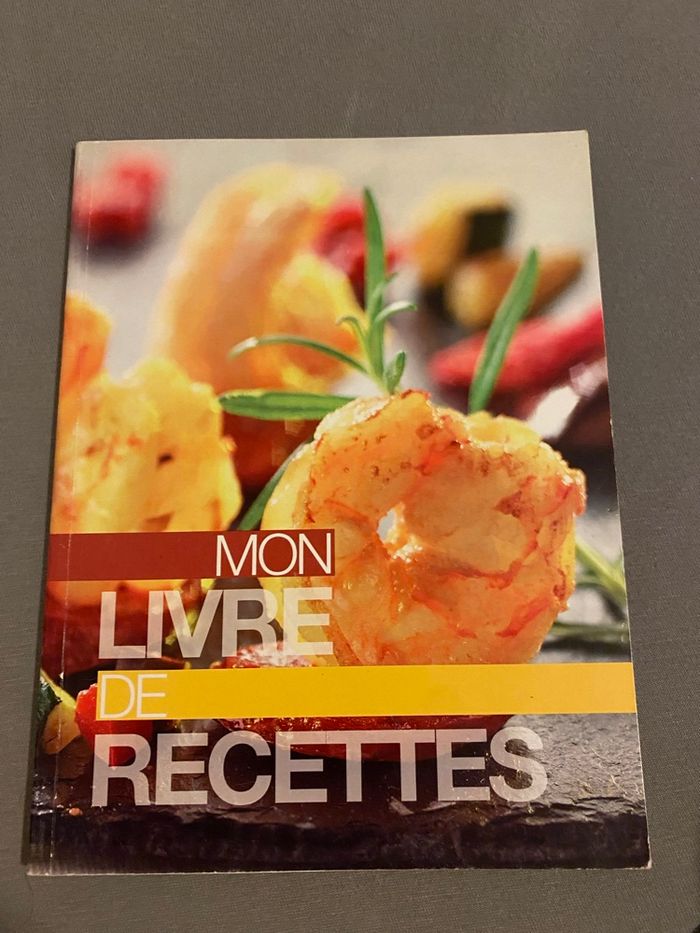 Mon livre de recettes