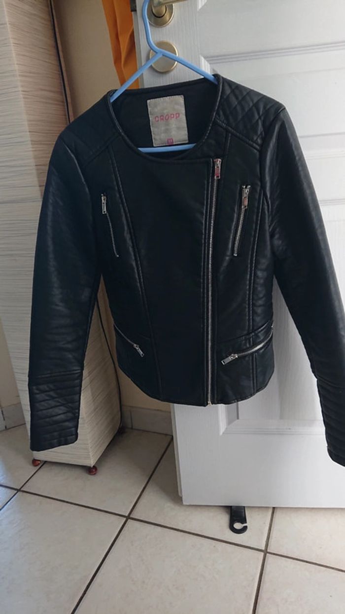 Perfecto femme simili noir M
