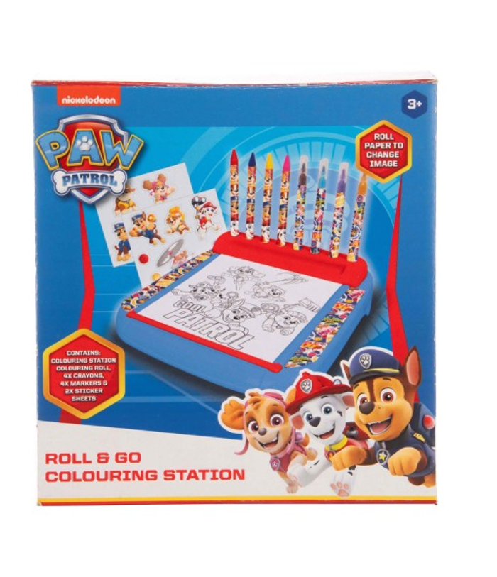 Pupitre avec rouleau de coloriage Pat Patrouille 3 ans + 12 pièces - photo numéro 3
