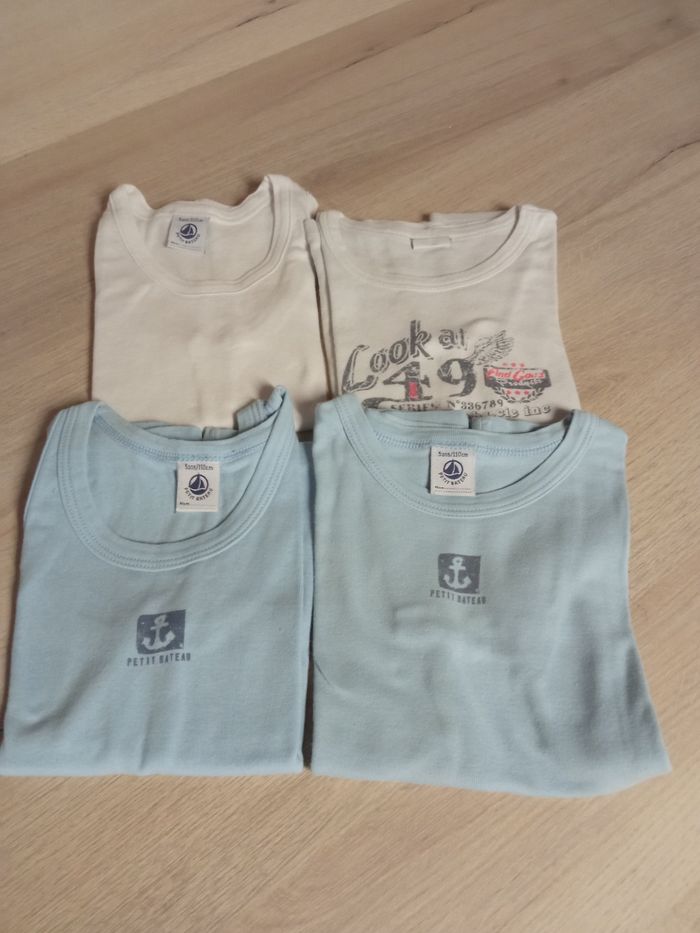 Lot maillot de corps petit bateau 5 ans