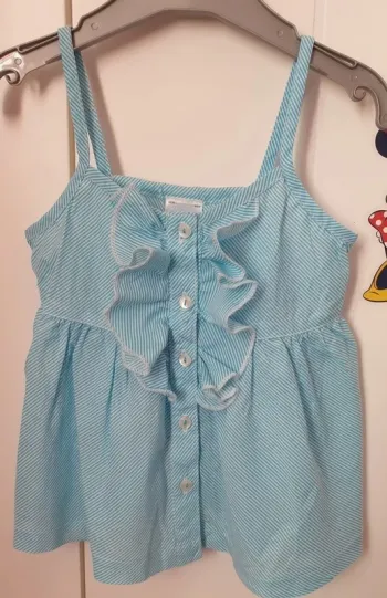 Petit haut à bretelles 2 ans