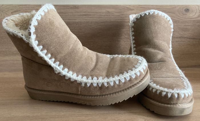 bottines fourrées à enfiler
