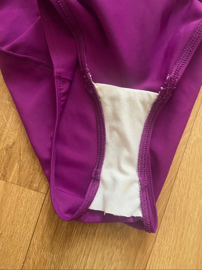Maillot de bain violet fille 5/6 ans - photo numéro 3