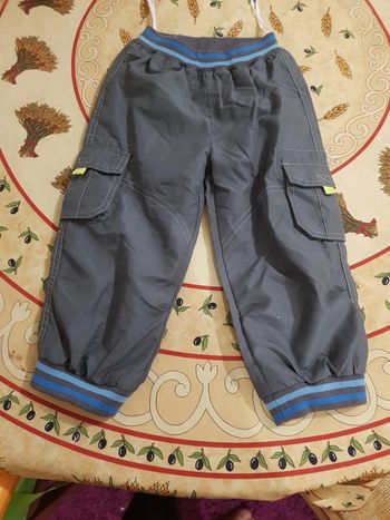 Pantalon 23 mois gris doublé