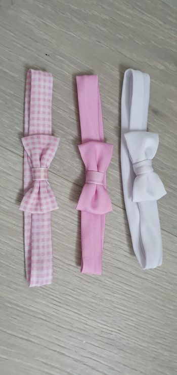 Lot de 3 bandeaux bébé fille neuf