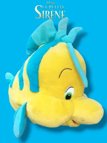 Grande peluche polochon range pyjama la petite sirène