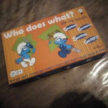 Qui fait quoi Schtroumpfs