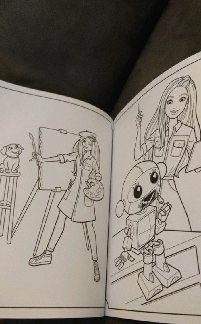 Barbie super coloriage neuf avec crayon de couleurs - photo numéro 5