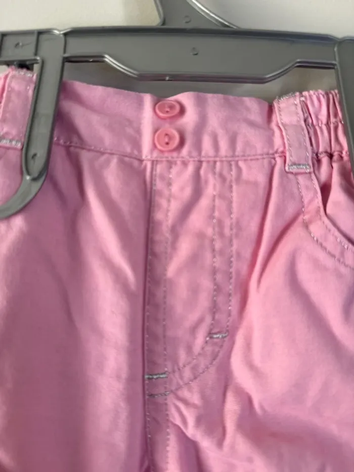 👖pantalon rose épais avec doublure - bébé fille - 6 mois - Tissaia -bon état - photo numéro 4