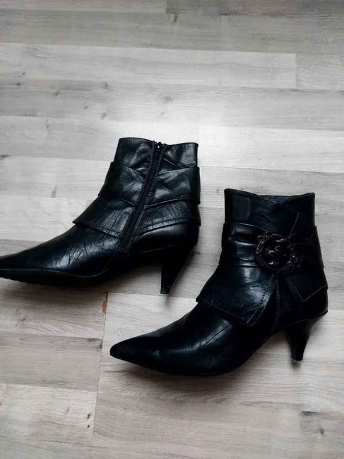 Bottines en cuir "Hispanitas" - photo numéro 4